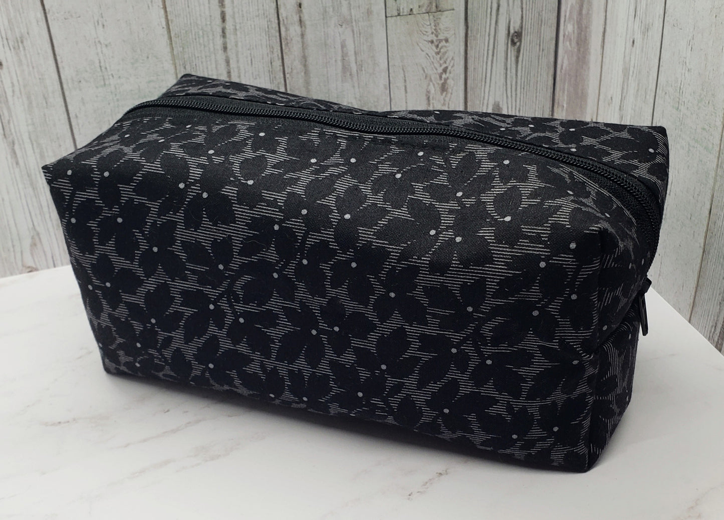 Basic Black | Boxy Bag | Makeup Bag | Pencil Case