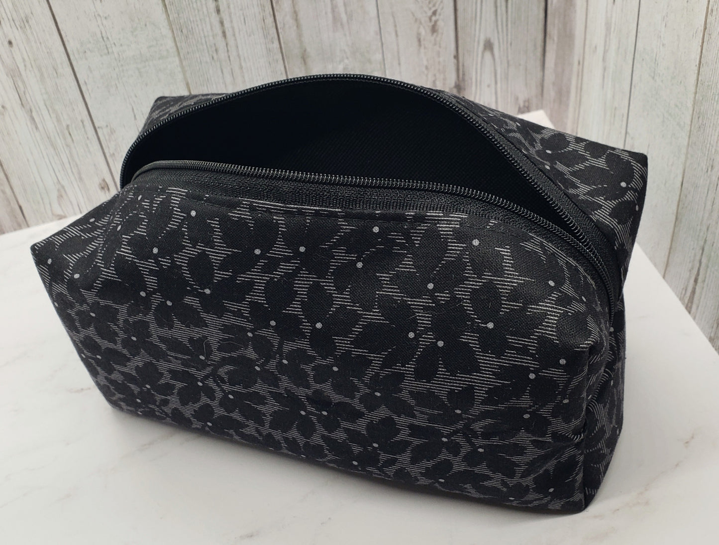 Basic Black | Boxy Bag | Makeup Bag | Pencil Case
